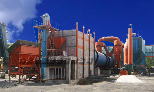 煤泥干燥設(shè)備熱風(fēng)爐除塵烘干圖