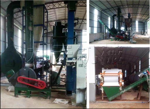 云南啤酒糟烘干機案例生產現場